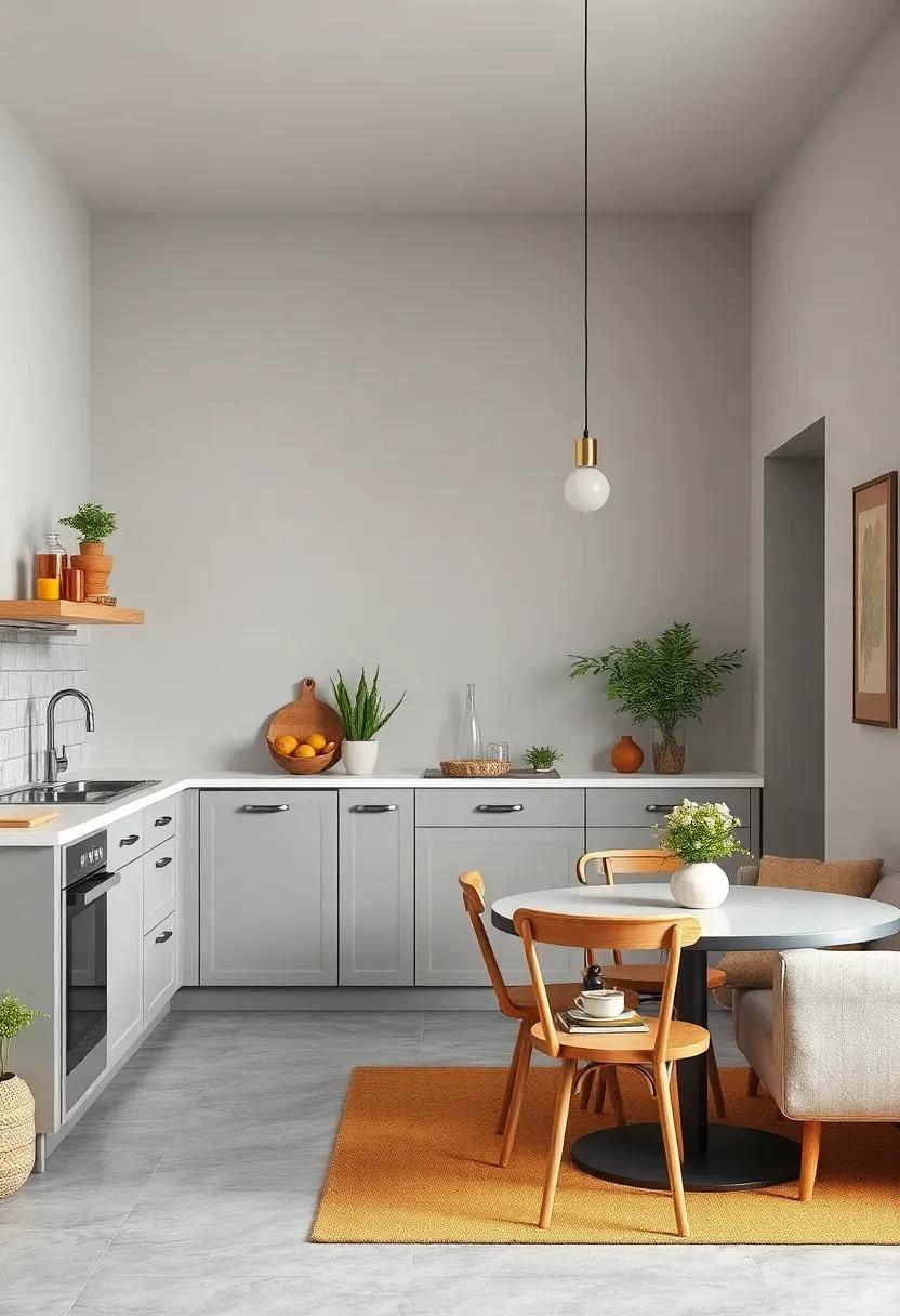 light Gray: Striking a balance between modern and timeless, light gray serves as a fantastic backdrop that allows colorful accents to pop