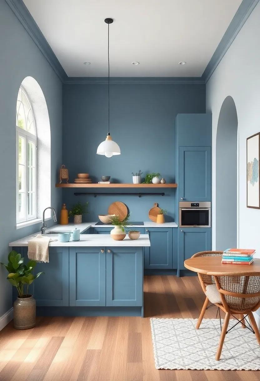 Ocean Blue: Dive into relaxation with ocean blue, a soothing shade that can transport you to a seaside retreat every time you cook