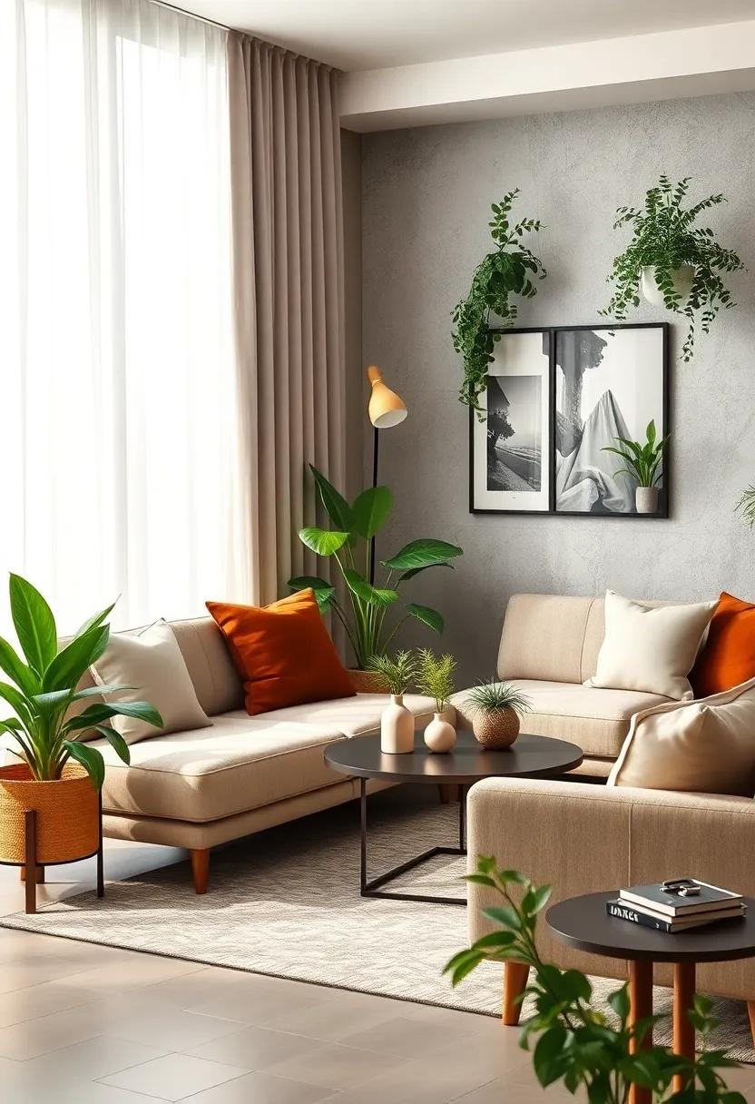 Embrace Minimalism: Keep it‌ simple⁤ with just a ⁣few ⁣well-placed plants that complement⁢ each other without overcrowding your small living‍ room space