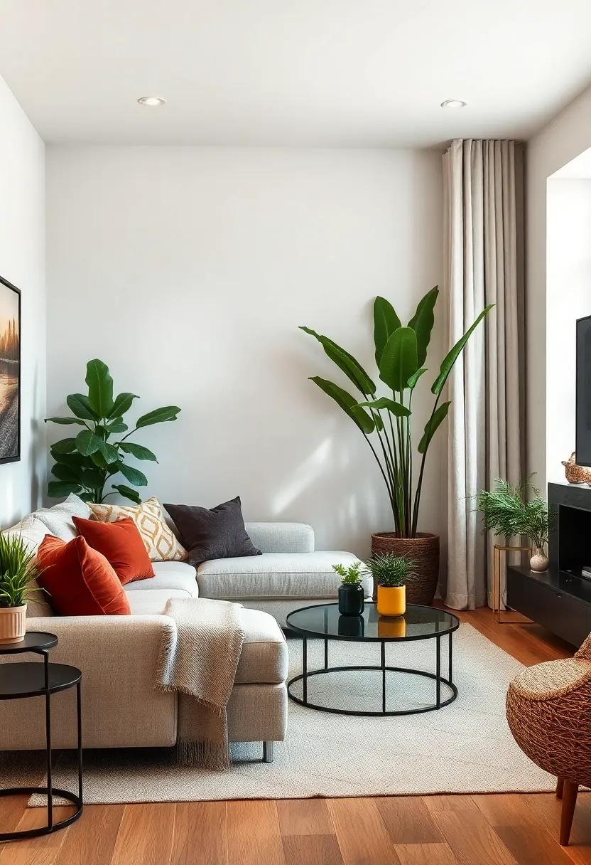 Botanical Wall Art: Frame smaller plants using shadow ‍boxes ⁣to create living wall art, making your greenery part of the room's aesthetic