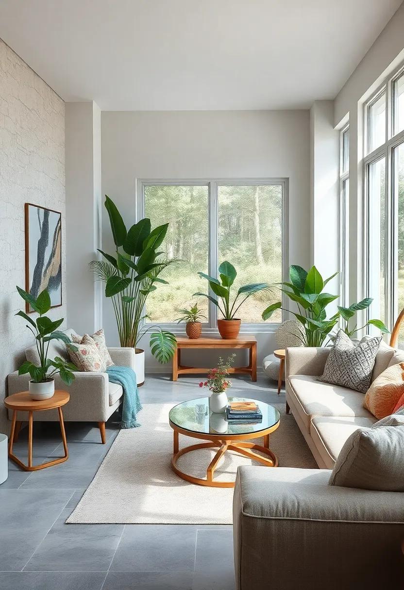 Maximize Natural ‌Light: arrange plants near windows to take advantage of natural light while adding a refreshing element to your living space